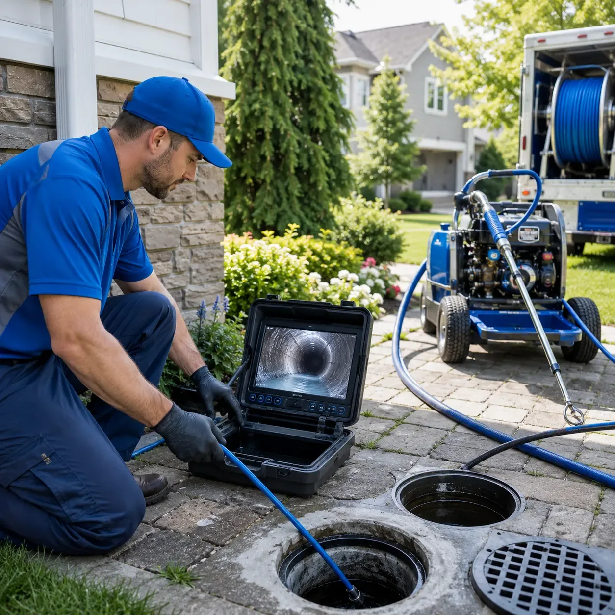 Outdoor drain cleaning professionals serving Dover, NH